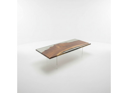 Luxury Epoxy Resin Dining Table River Table Real Wood Solid Design Tables