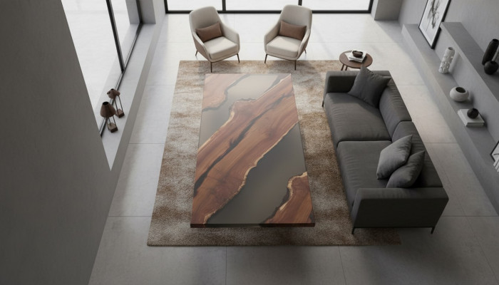 Dining table River Table Real Wood Solid Decoration Epoxy Resin Tables