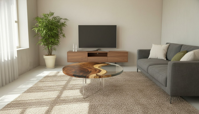 Round dining table epoxy resin tables meeting table conference table