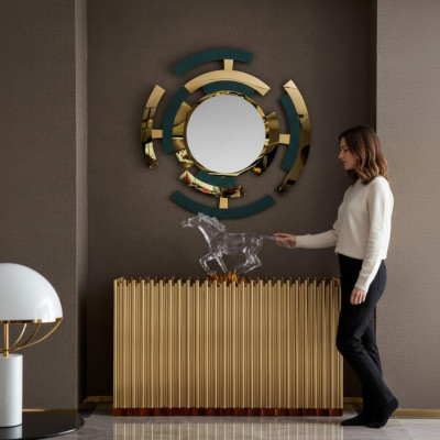 Console sideboard dresser wall hallway table modern console table