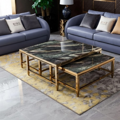 Double coffee table side table design living room table tables