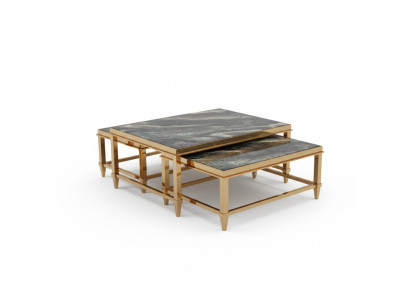 Double coffee table side table design living room table tables