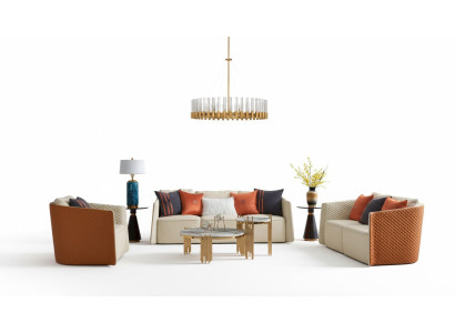 Living landscape sofa set 321 seater leather sofa couch set new