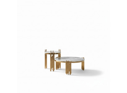Stainless Steel Round Side Design Table Tables Gold Couch Living Room