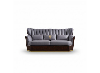 Leather sofa 3-seater sofa upholstered sofas design luxury couch furniture three-seater new