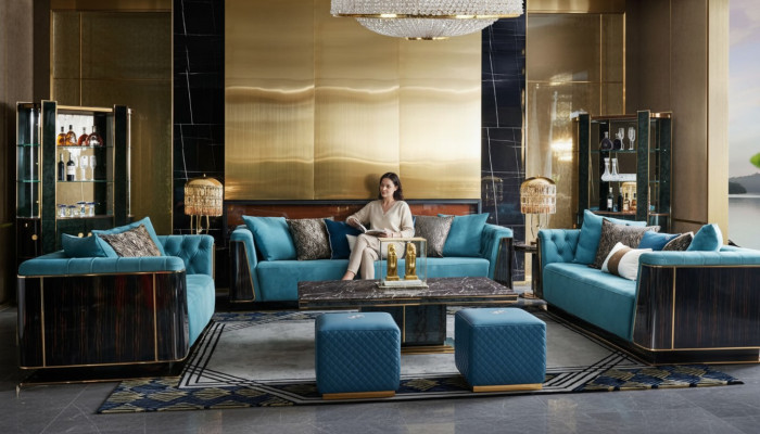 Three-seater couch couch upholstery sofa 3 seater textile couches fabric luxury furniture
