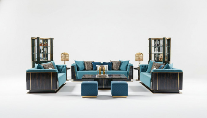 Three-seater couch couch upholstery sofa 3 seater textile couches fabric luxury furniture