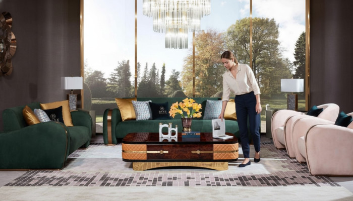 Luxury furniture sofa set couch sofa upholstery coffee table sofas set