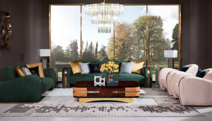 Luxury furniture sofa set couch sofa upholstery coffee table sofas set