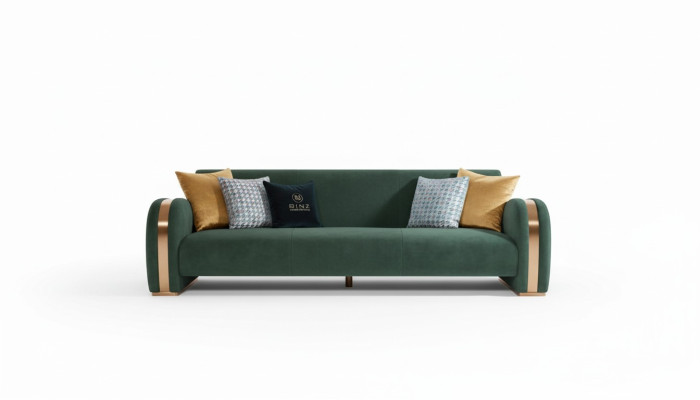 Sofa 4-seater sofa upholstery textile sofas design luxury fabric sofas four-seater big