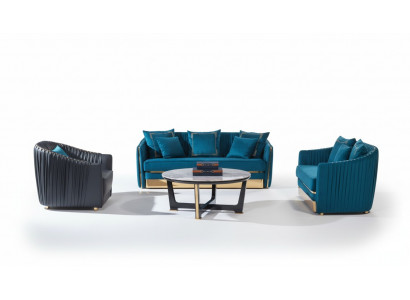 Designer furniture sofa couch 3-seater upholstered decorative sofas living room couches
