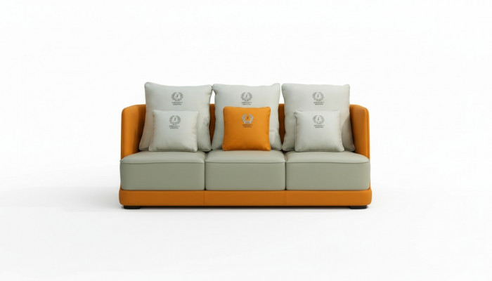 Design furniture sofa couch 3-seat upholstery living room sofas couches leather three-seater