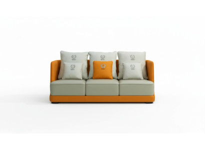 Design furniture sofa couch 3-seat upholstery living room sofas couches leather three-seater