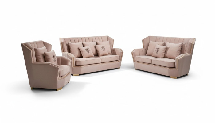 Upholstered Couches Couch Modern Luxury Sofa Set 3+2+1 Seater Design Sofa New