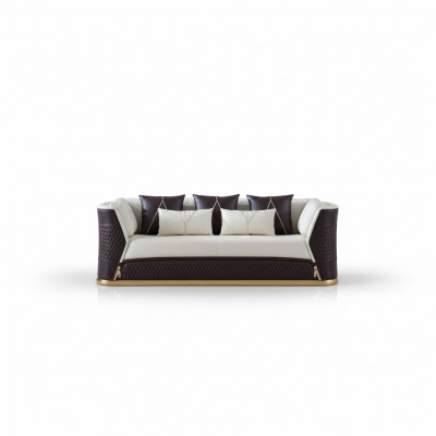 Three-seater design couch upholstery 3-seater sofa couches leather sofas leather sofa