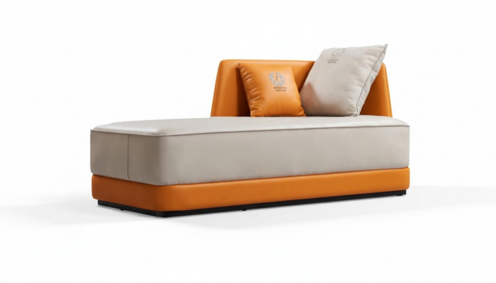 Modern Liege Leather Comfort Luxury Loungers Recliner Relax Lounger Chaise Longue