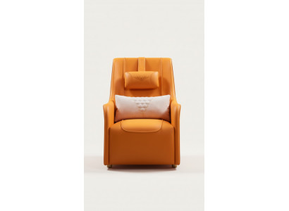 Armchair Relax Leather Lounge Club Upholstery Design Couch Luxury Sofa Seat Furniture New