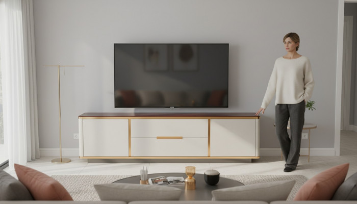 Designer TV stand dresser decoration side lowboard cabinet living room
