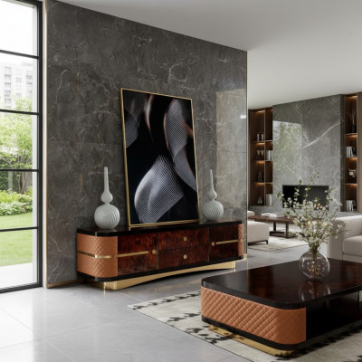 Designer TV sideboard dresser side low board cabinet room shelf