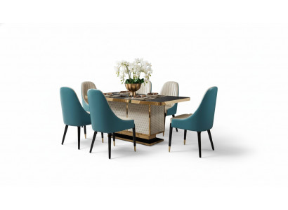Dining table design table stainless steel modern dining room living room kitchen