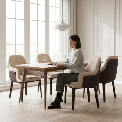 Chair set seat cushion, dining room chair set, modern, reclining, leather, wood