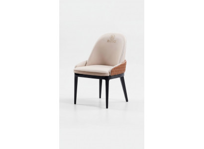 Armchair Chair 1x Dining Room Lounge Seating Upholstered Chair New Leather Television