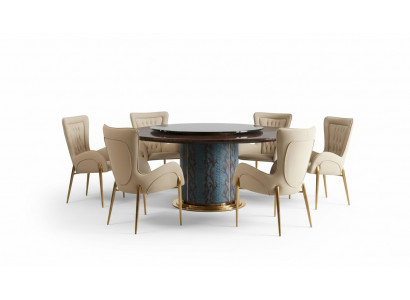 Croco dining room table round tables dining table wood designer dining room