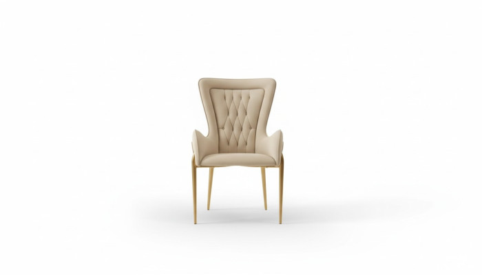 Armchair Chair 1x Dining Room Lounge Seat Upholstered Chair Luxury Leather Television
