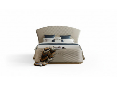 Bed Leather Bedroom Furniture Luxury Modern Beds 3-piece Set Box Spring