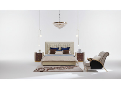 Design leather bed luxury upholstered beds double modern matrimonial 180x200