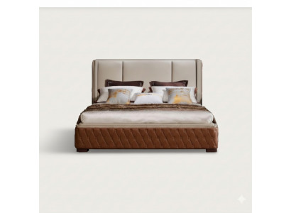 Design leather bed luxury upholstered beds decor double modern marital 180x200