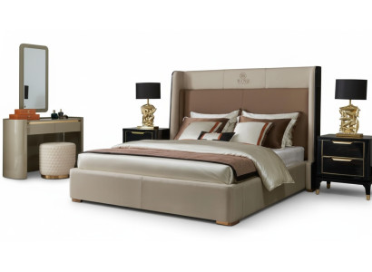 Bed Bedroom Set Design Furniture Luxury Beds 2x Nightstand 3-piece Bed Frame