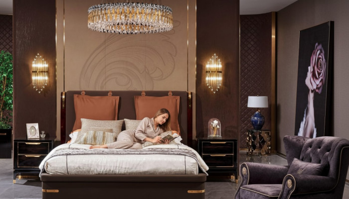 Bed Cushion Design Luxury Metal Double Beds Matrimonial Sleep Room Leather