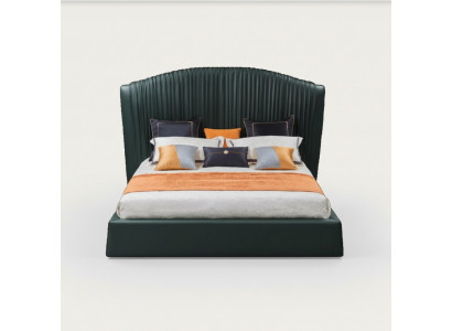 Bed Pillow Design Luxury Double Beds Beige 180x200 Bedroom Leather Hotel