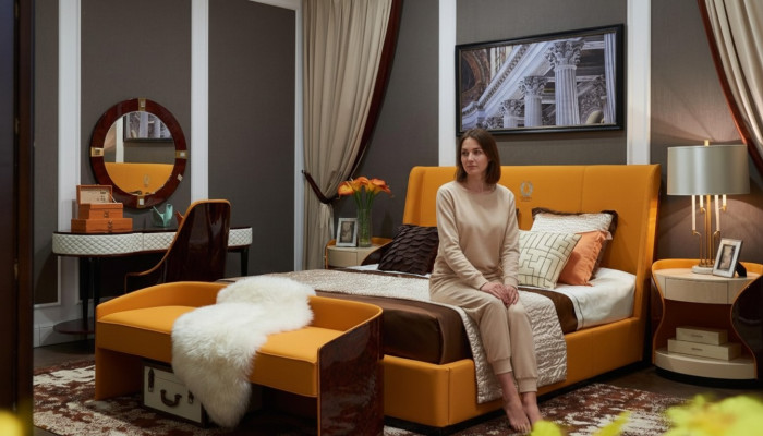 Luxury bedroom furniture bed 2x bedside table set beds hotel furniture 3-piece living.