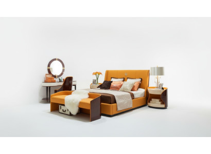 Luxury bedroom furniture bed 2x bedside table set beds hotel furniture 3-piece living.