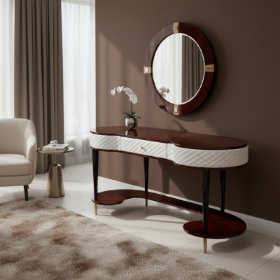 Makeup table mirror luxury console dresser bedroom makeup table dressers