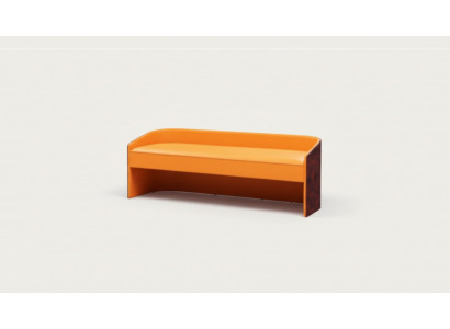 Seat cushion bench cushion seat stool leather wood style designer footstool
