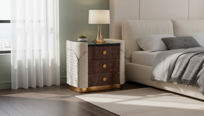 Night tables, nightstand, bedside cabinet, night console, decorative table, side table
