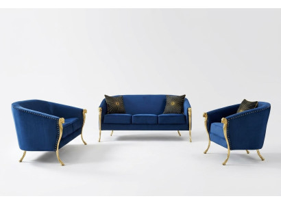 Sofa set 321 seater set design sofas upholstery couches textile relax modern