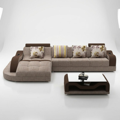 Corner sofa L-shaped sofa couch upholstered living landscape corner sofa textile sofas fabric new