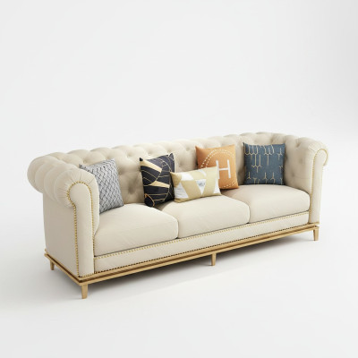 Three-seater couch upholstery design sofa 3-seater seat sofas room white luxury couches