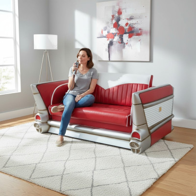 Sofa Couch Diner Cadillac USA Deco Auto Sofa Upholstered Sofas Couches Car America