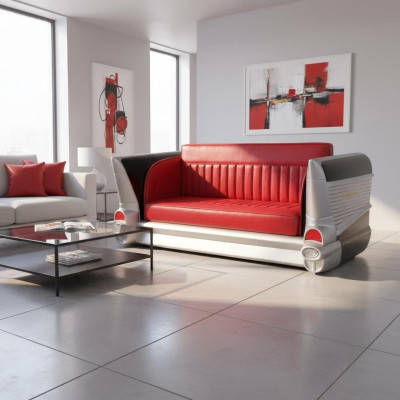 Sofa Couch Diner Cadillac USA Deco Car Sofa America Style Furniture Couches Sofas