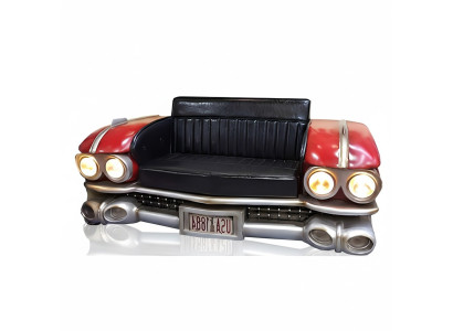 Sofa Auto Half Vehicle Ratro Cinema Couch Upholstery Set Leather Sofa