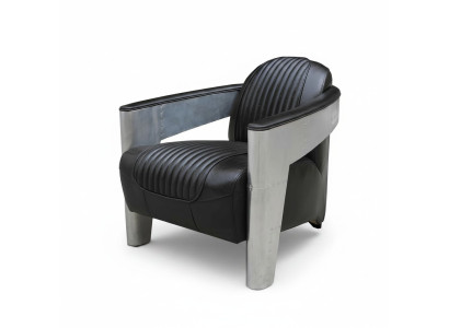 Genuine Leather Design Vintage Design Armchair Armchair TV Aviator Flyer