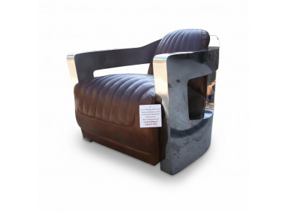 Aviator furniture luxury vintage retro shabby leather chair designer armchair sofa