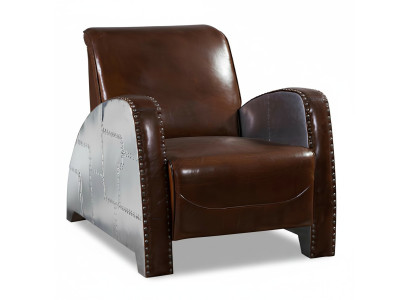 Cocktail armchair leather vintage leather armchair armchair aviator lounge club furniture sofa