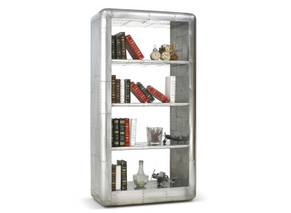 Aviator Furniture Aluminum Shelf Luxury Designer Cabinet Shelves