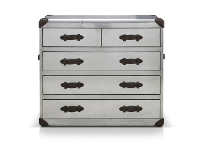 Dresser Cupboard Cabinet Drawers Retro Vintage Pilot Airplane